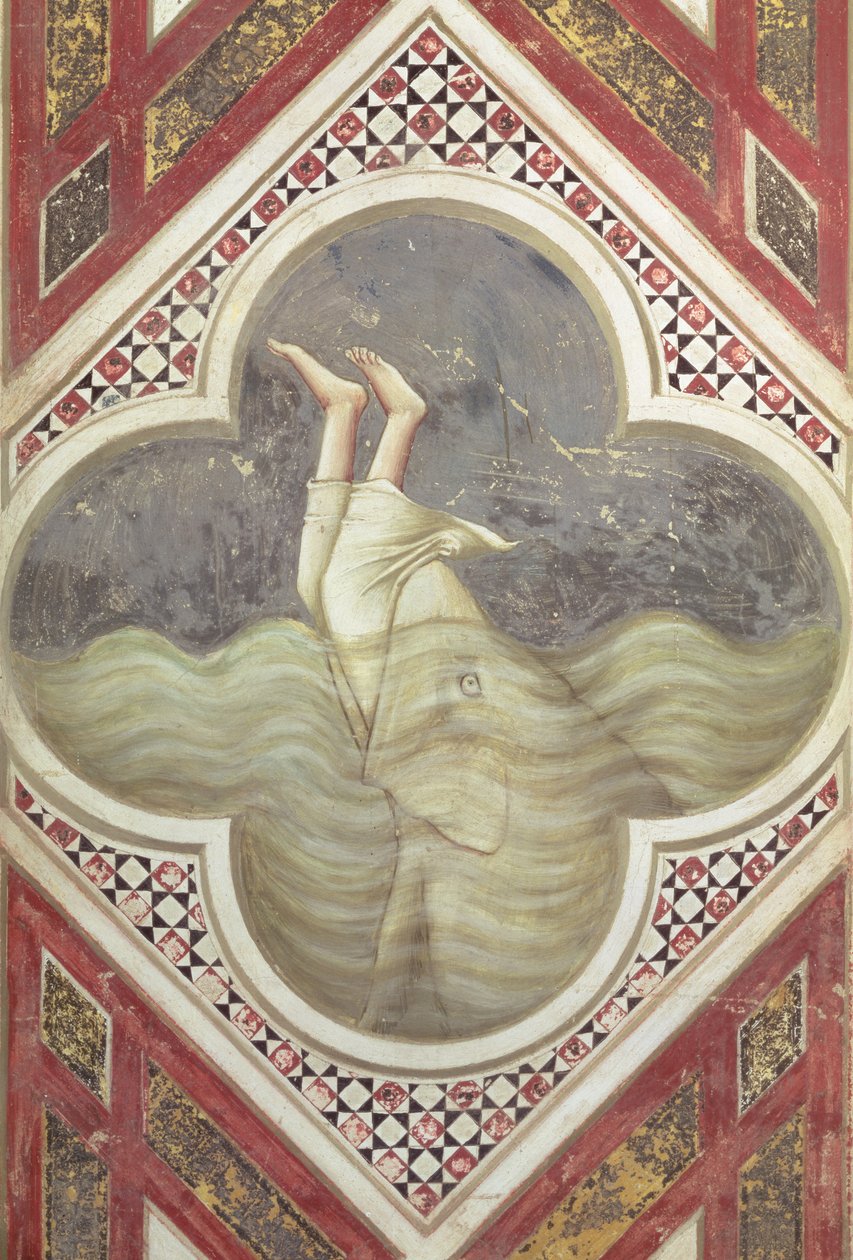 Joona ja valas, noin 1305 (fresko) tekijältä Giotto (c.1266 1337)