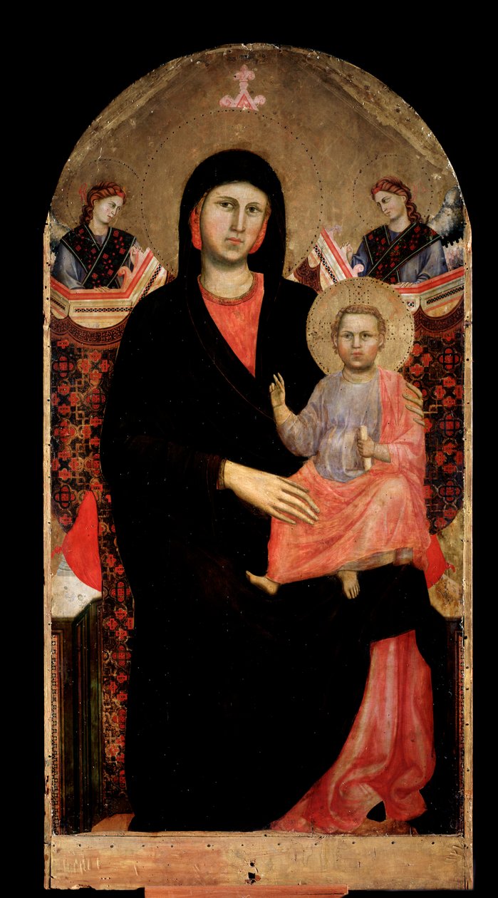 Neitsyt ja lapsi (maalaus tekijältä Giotto (c.1266 1337)