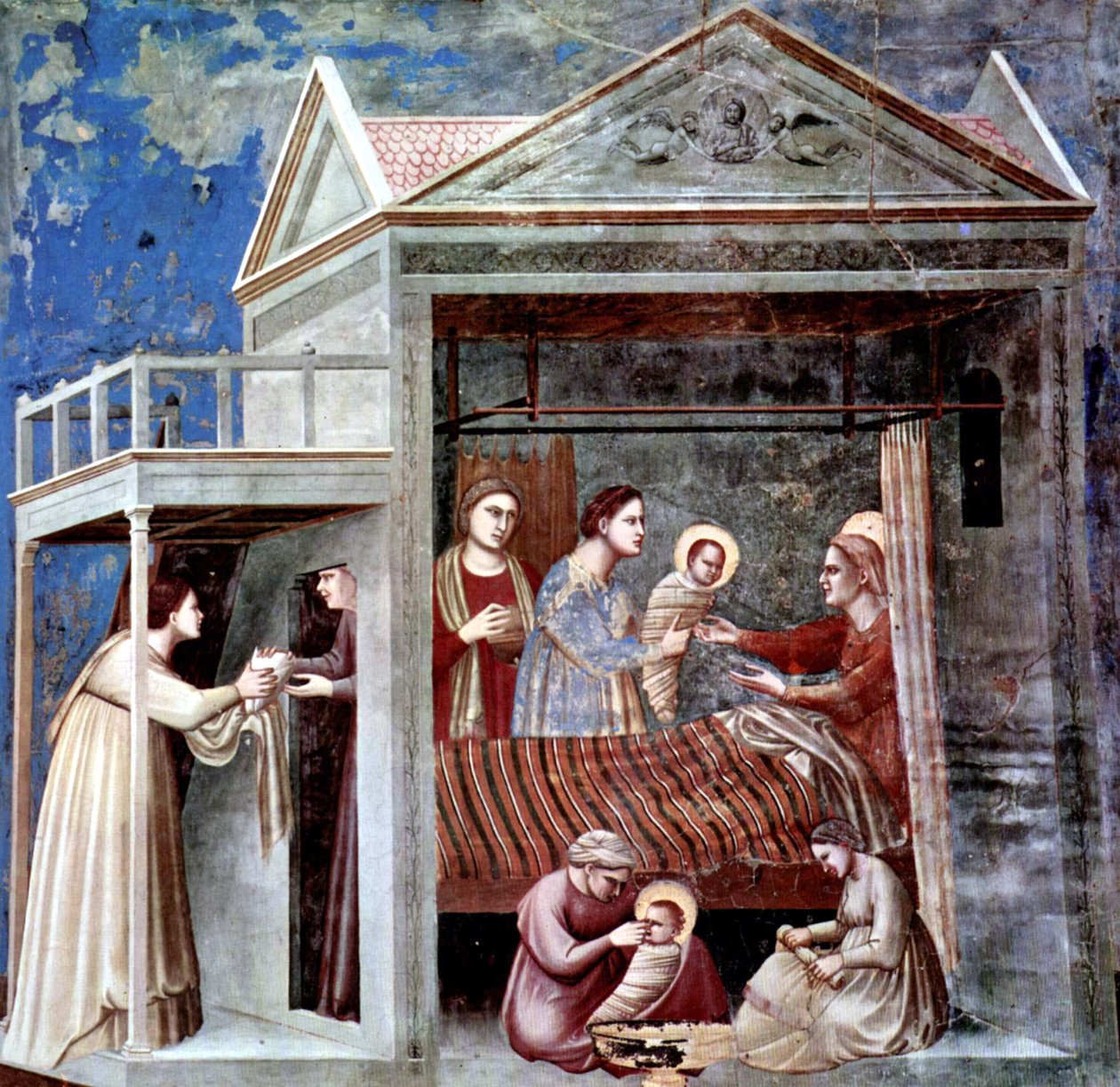 Neitsyt Marian syntymä tekijältä Giotto