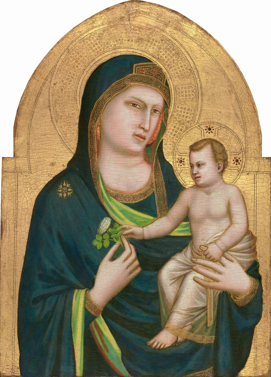 Madonna ja lapsi, n. 13101315. tekijältä Giotto