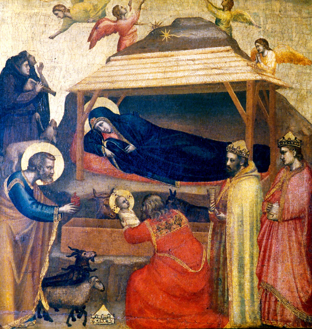 Loppiainen, c1230. tekijältä Giotto di Bondone