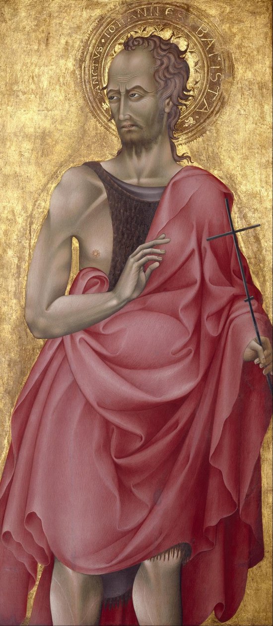 Pyhä Johannes Kastaja tekijältä Giovanni di Paolo