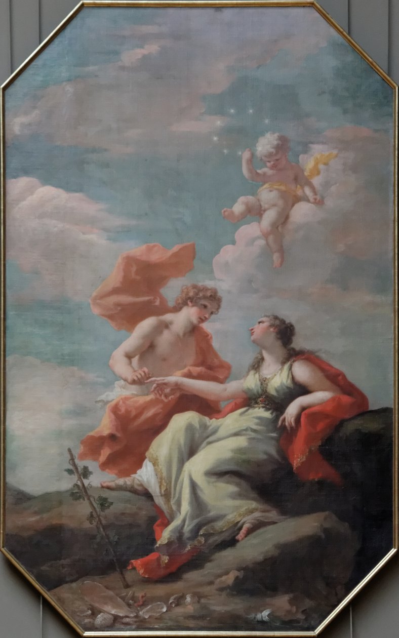 Bacchus ja Ariane tekijältä Giovanni Antonio Pellegrini