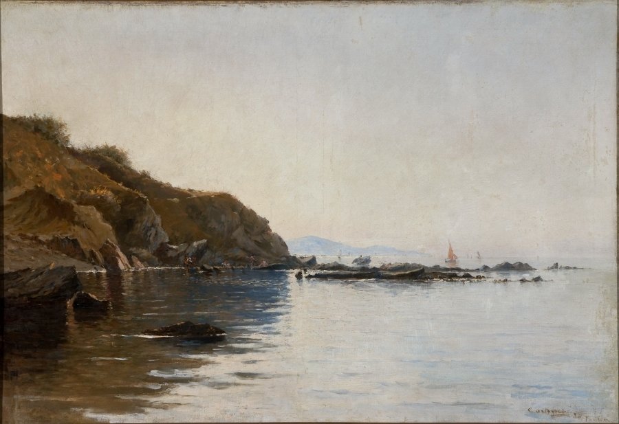 Näkymä Mourillon, Toulon, Ranska tekijältä Giovanni Battista Castagneto