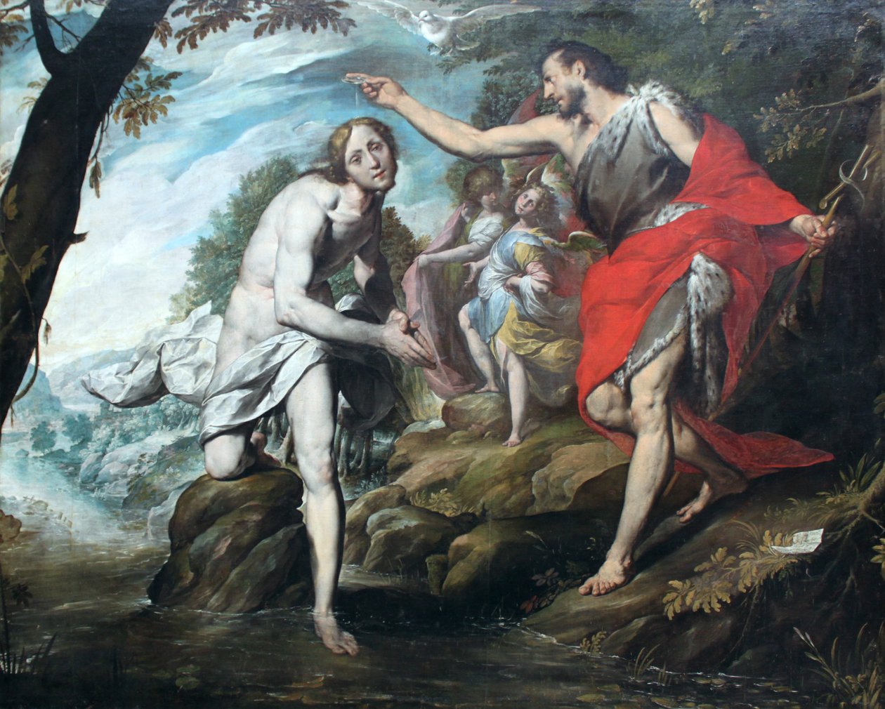 Jeesuksen Kristuksen kaste tekijältä Giovanni Battista Crespi