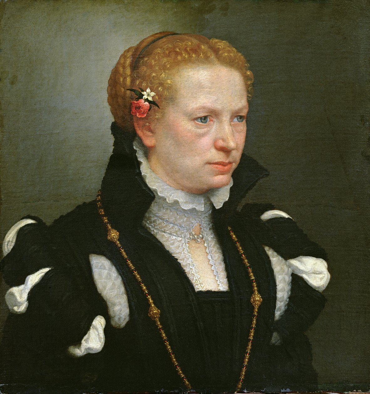 Lucia Vertova Agostin muotokuva tekijältä Giovanni Battista Moroni