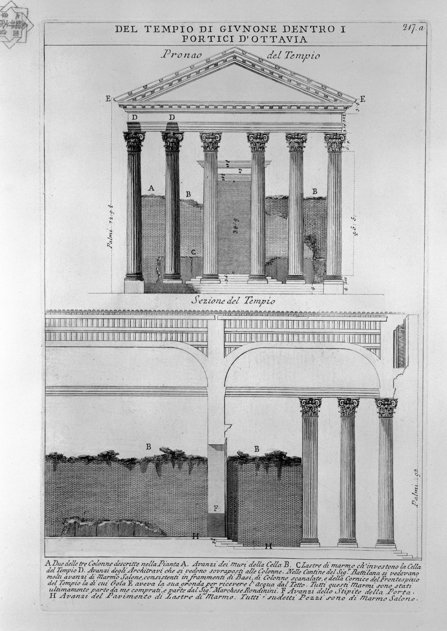 Octavian portaikko tekijältä Giovanni Battista Piranesi