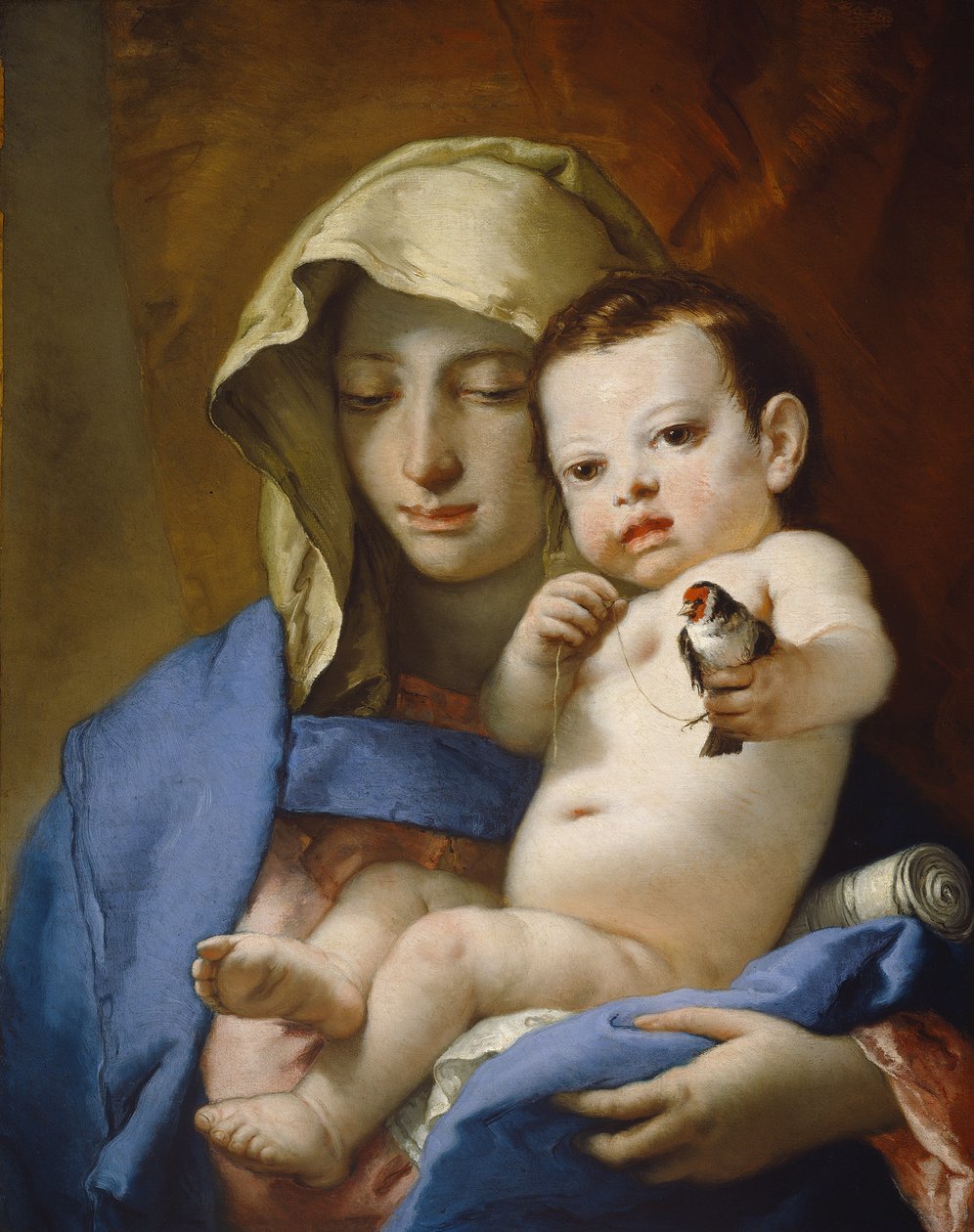 Kultasipselin Madonna, n. 1767-70 tekijältä Giovanni Battista Tiepolo