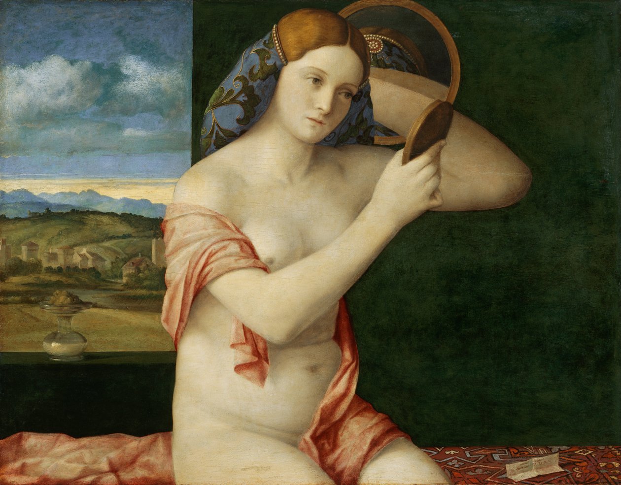 Nuori nainen WC: ssä tekijältä Giovanni Bellini