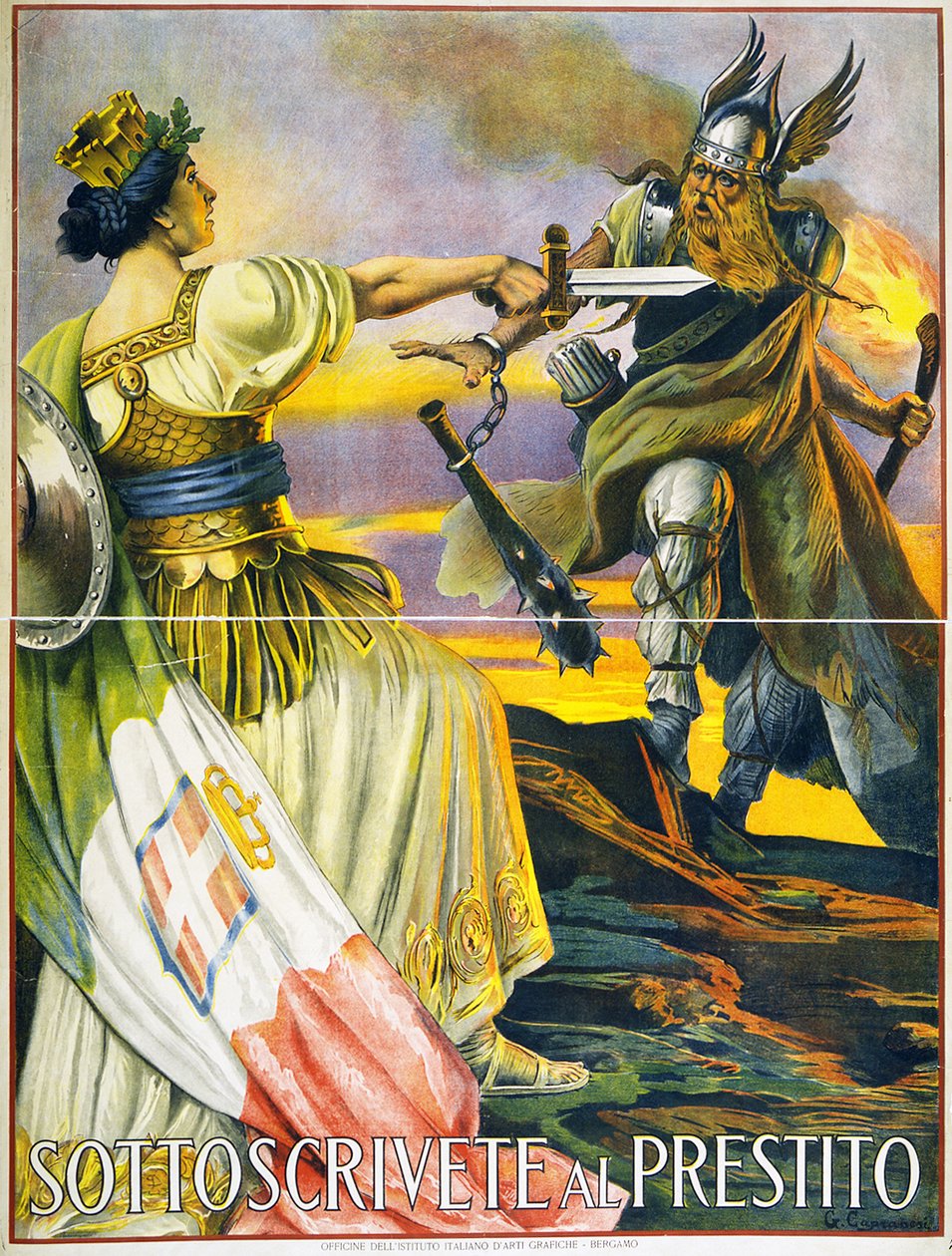 Tilaa laina, 1917 tekijältä Giovanni Capranesi