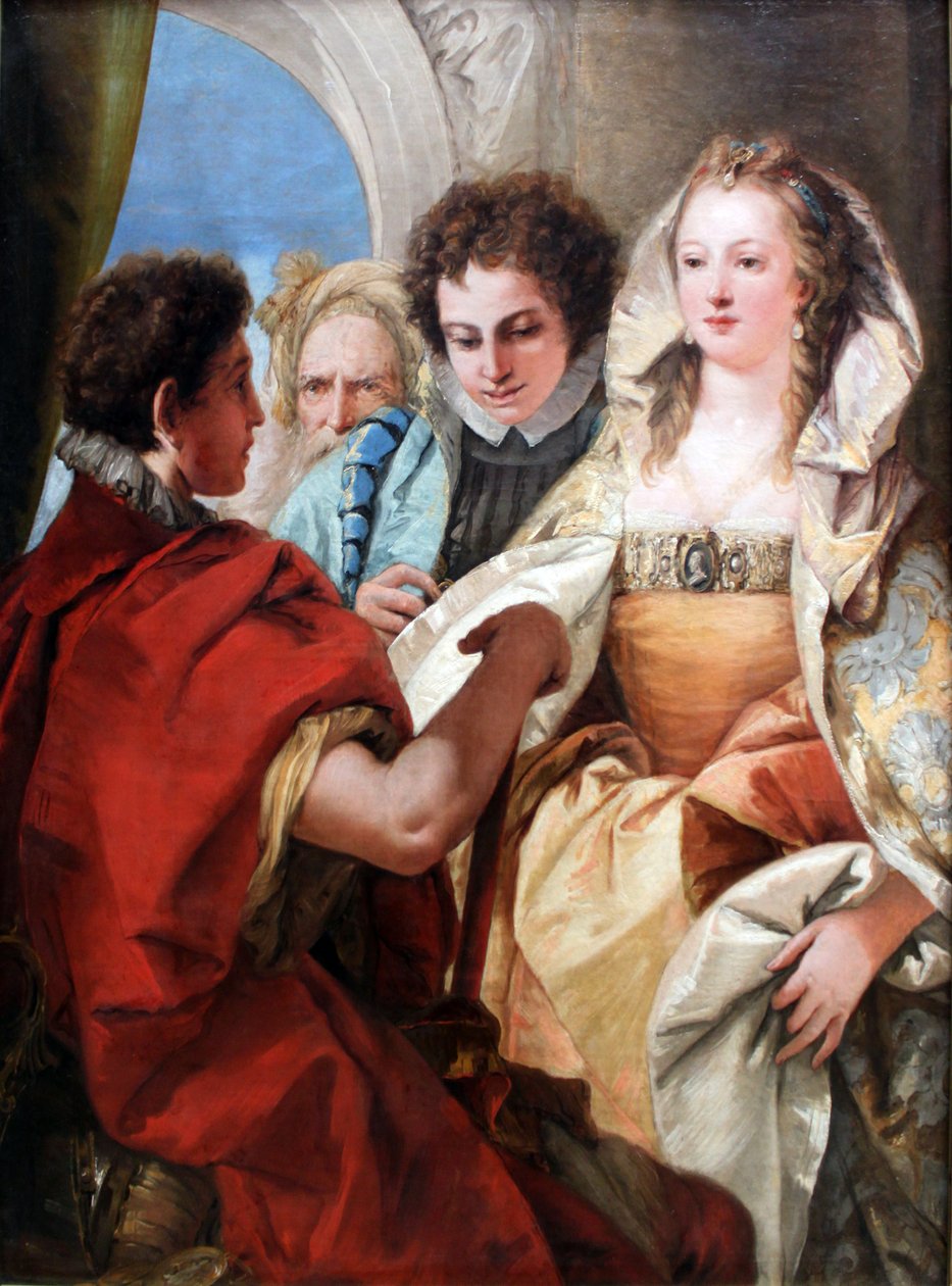 Scipion pidätyskyky tekijältä Giovanni Domenico Tiepolo