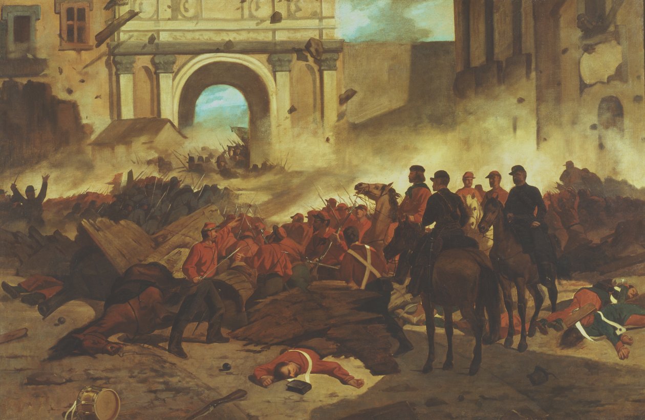 Garibaldi Palermossa tekijältä Giovanni Fattori