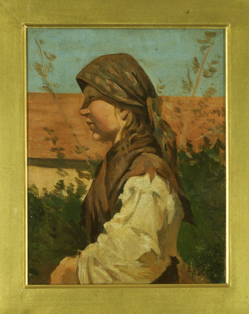 Puunhakkaaja tekijältä Giovanni Fattori