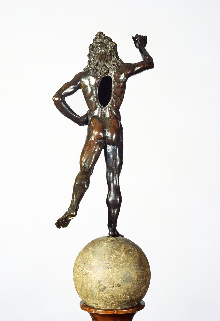 Mercury Taking Flight, n. 1515 (kupariseos, breccia ja puu) tekijältä Giovanni Francesco Rustici