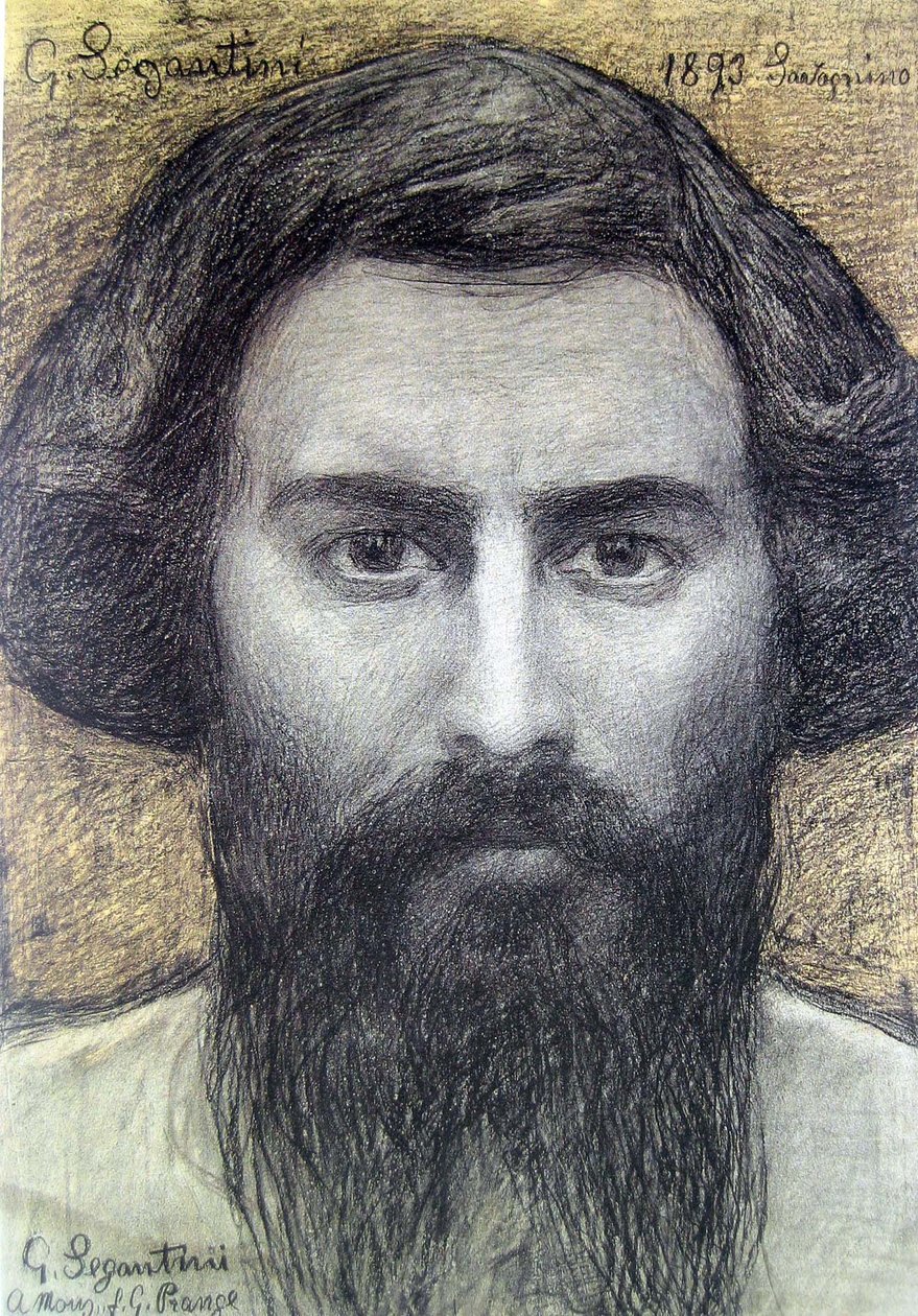 Selbstbildnis tekijältä Giovanni Segantini