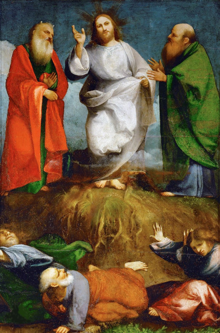 Jeesuksen kirkastus, 1518. tekijältä Giovanni Antonio Pordenone