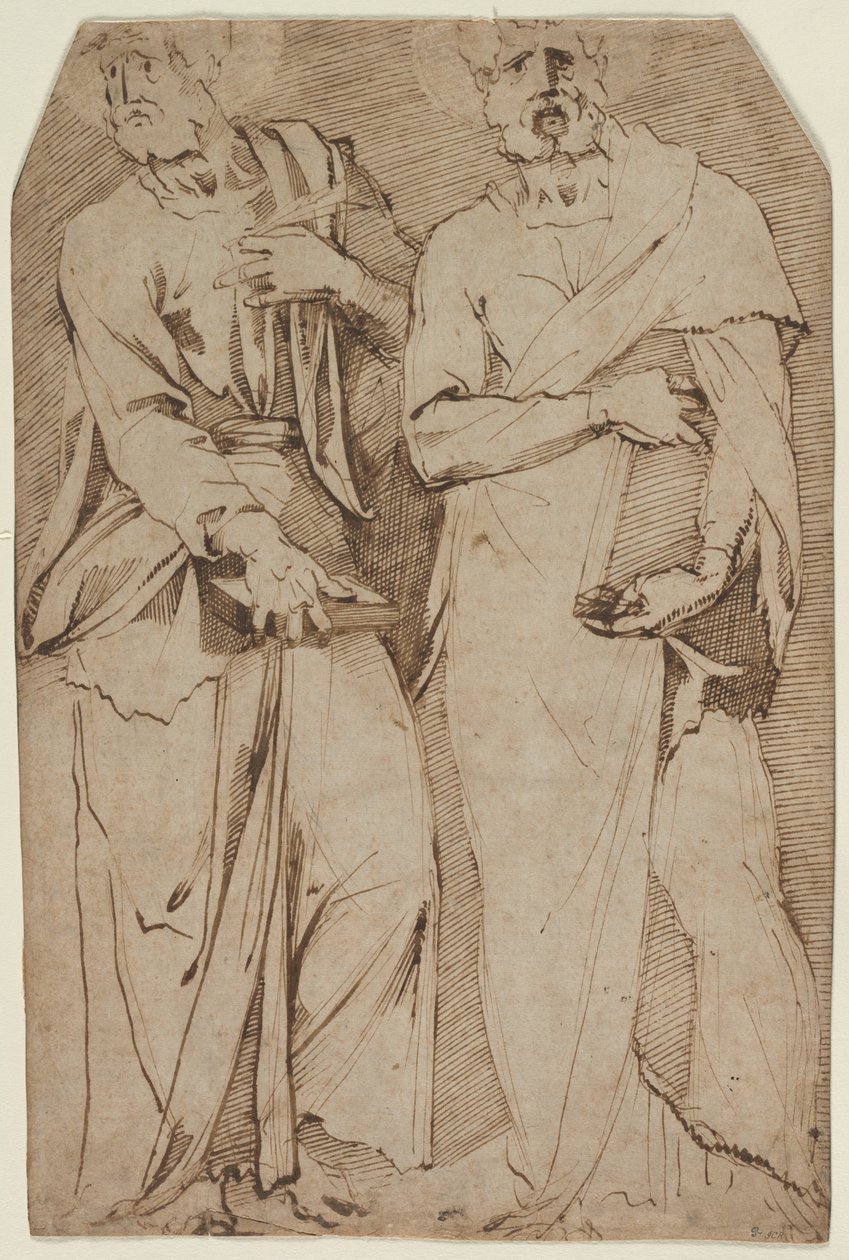 Kaksi pysyvää pyhää, 1563-1572. tekijältä Giovanni Bandini