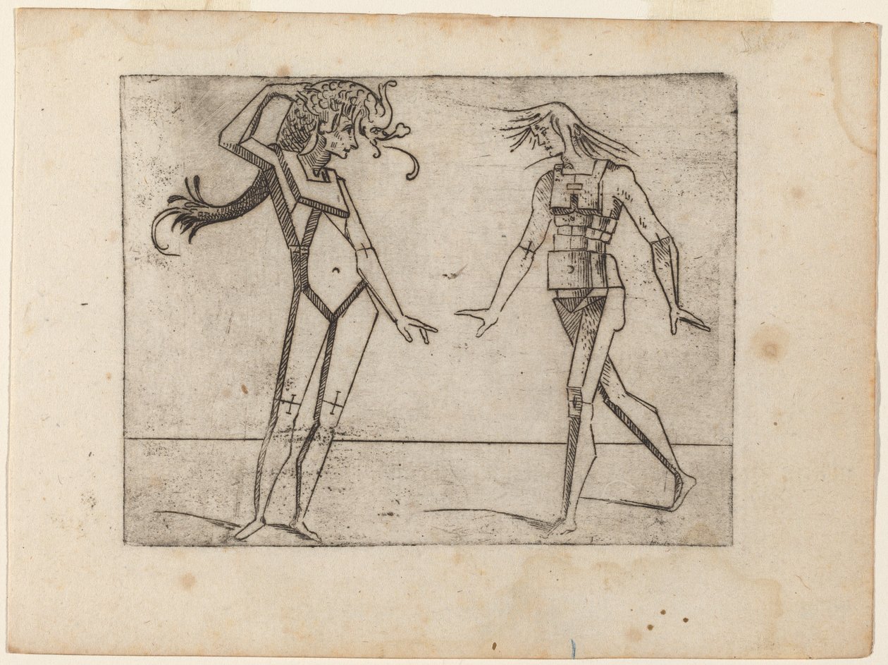 Teoksesta "Bizzarie di different figures" tekijältä Giovanni Battista Bracelli