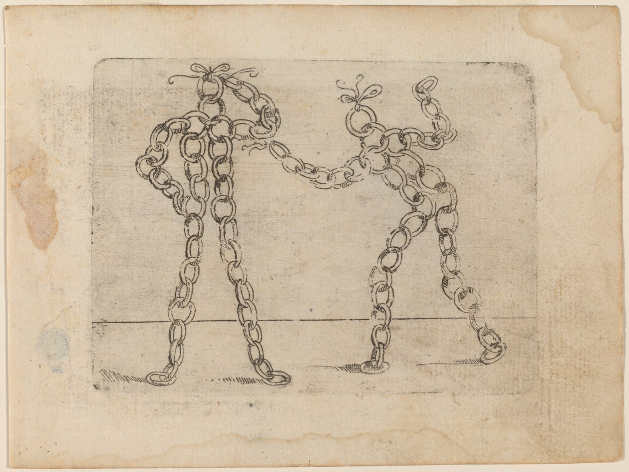 Teoksesta "Bizzarie di different figures" tekijältä Giovanni Battista Bracelli