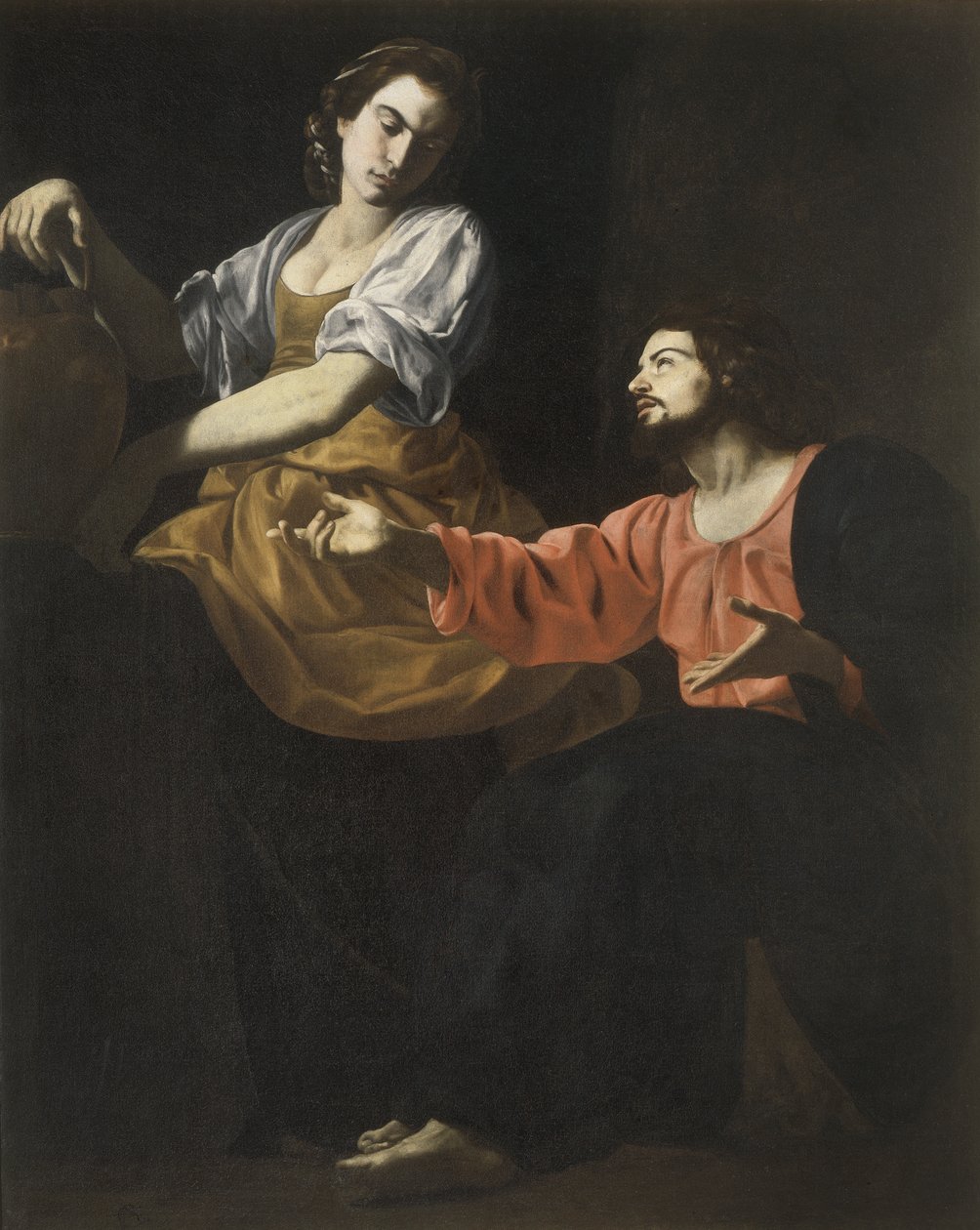 Samarialainen kaivolla tekijältä Giovanni Battista Caracciolo