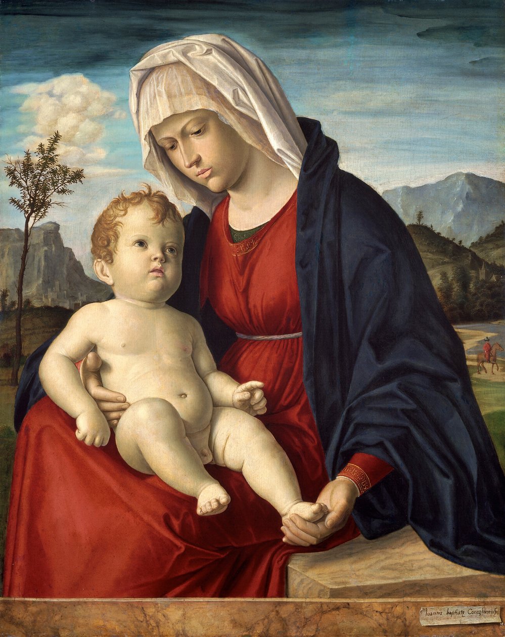 "Neitsyt ja lapsi", c1500. tekijältä Giovanni Battista Cima da Conegliano
