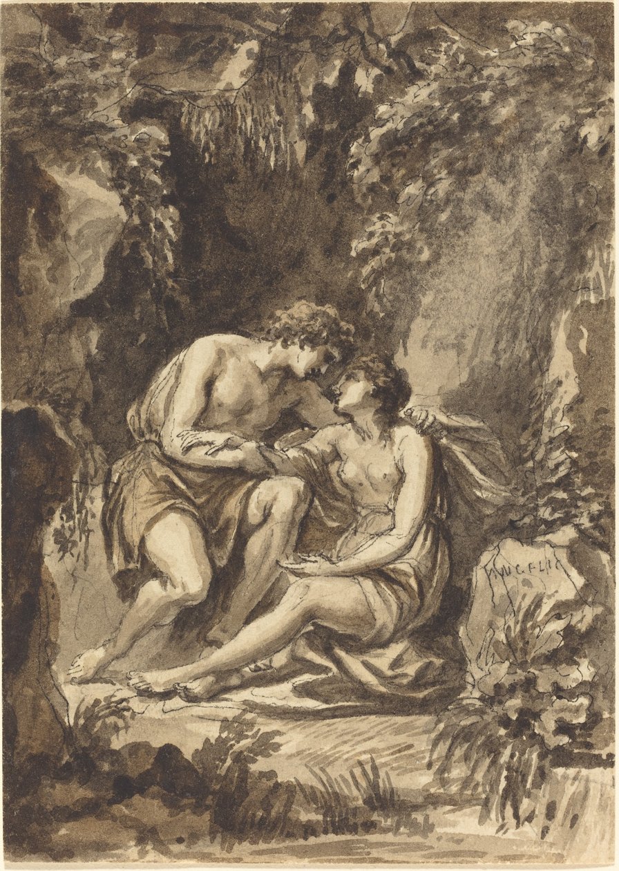 Angelica ja Medoro tekijältä Giovanni Battista Cipriani