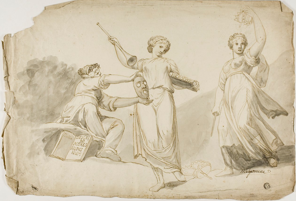 Thalia, Clio ja Melpomene tekijältä Giovanni Battista Cipriani