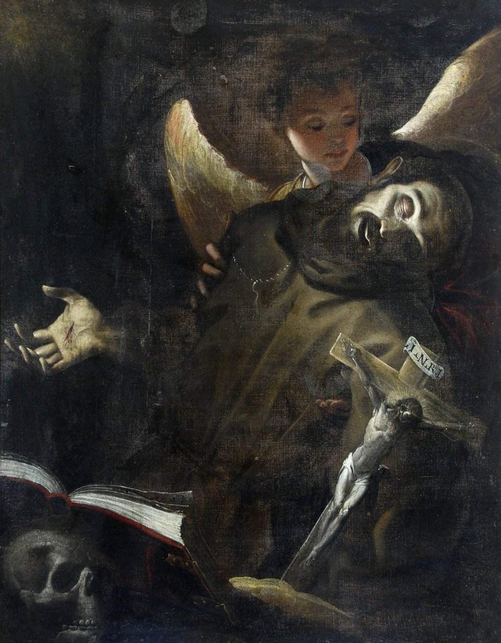 Pyhä Franciscus ekstaasissa, noin 1598 tekijältä Giovanni Battista Crespi