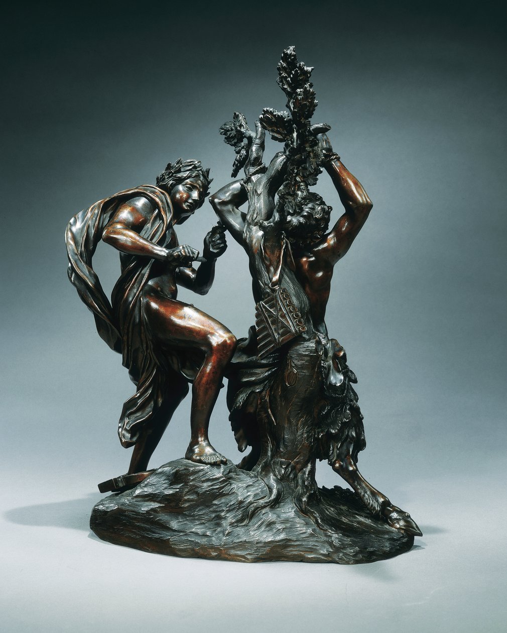 Apollo nyljettävä Marsyas tekijältä Giovanni Battista Foggini