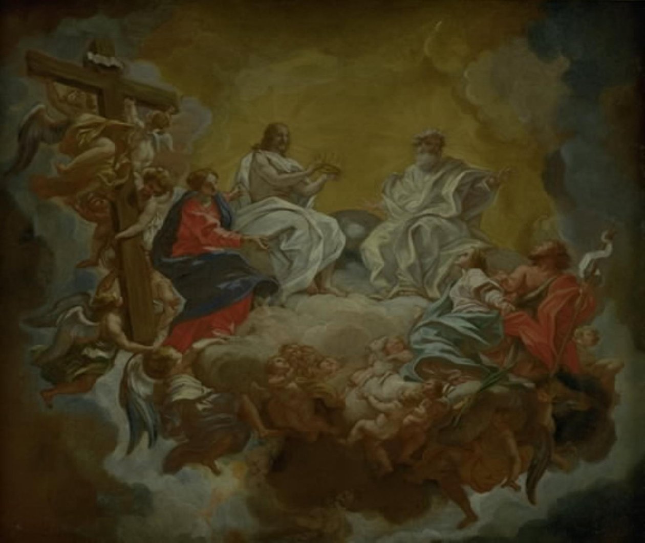 Pyhä Agnes kunniassa tekijältä Giovanni Battista Gaulli