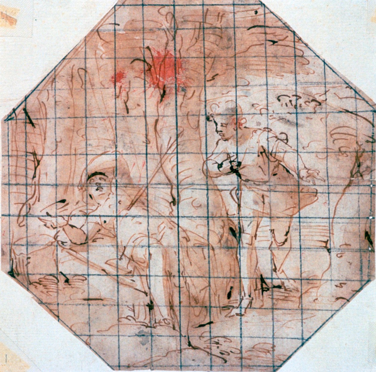 Cephalus ja Procris, c1574-1627 tekijältä Giovanni Battista Paggi