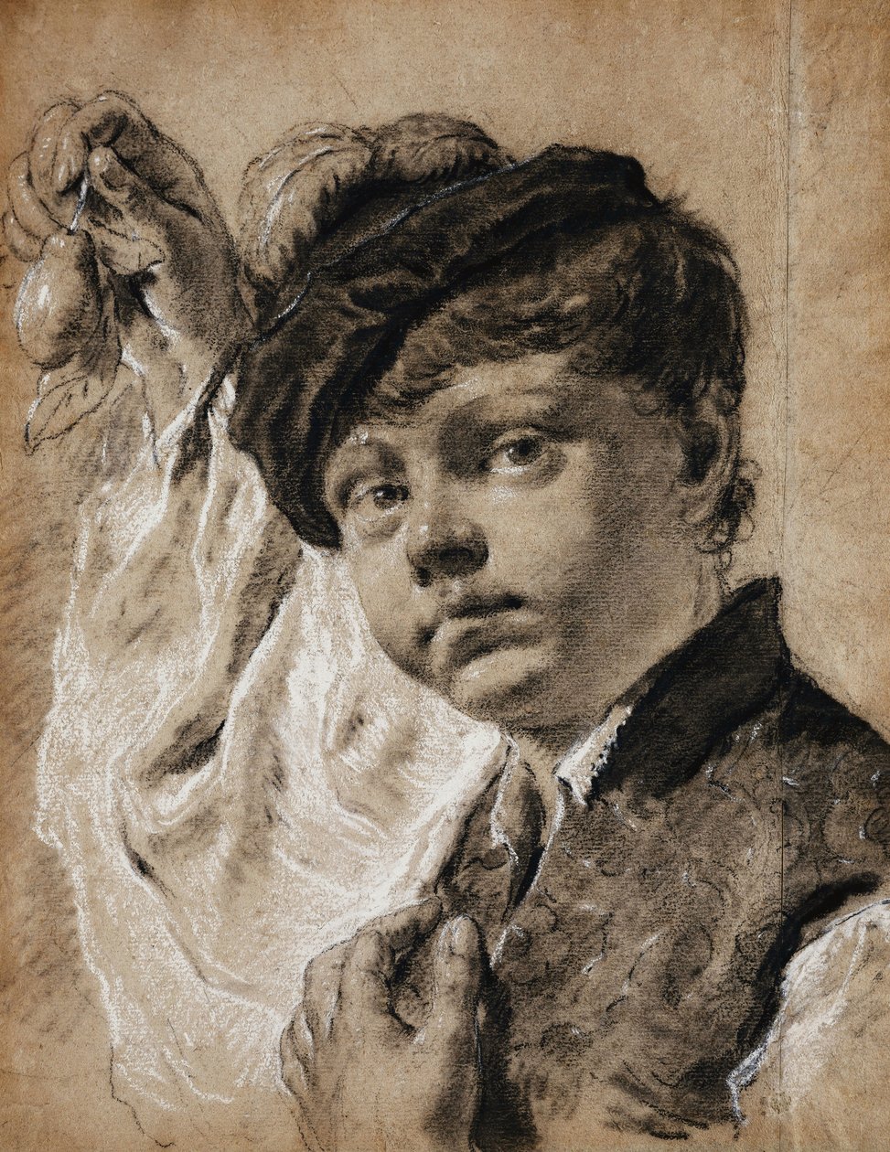 Poika pitelee sitruunaa, tekijältä Giovanni Battista Piazzetta