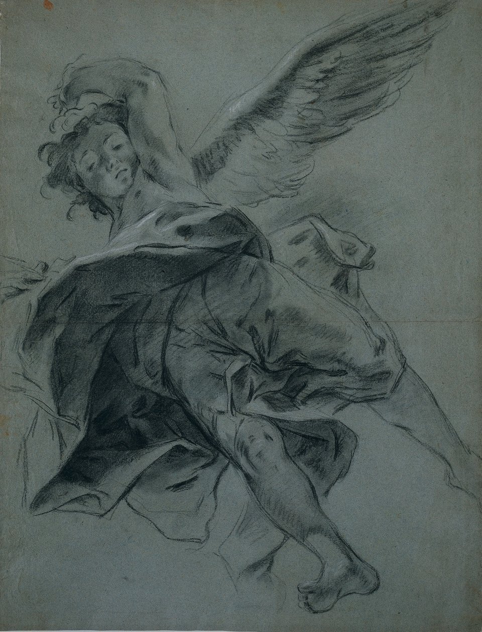 Lentävä enkeli (recto) tekijältä Giovanni Battista Piazzetta