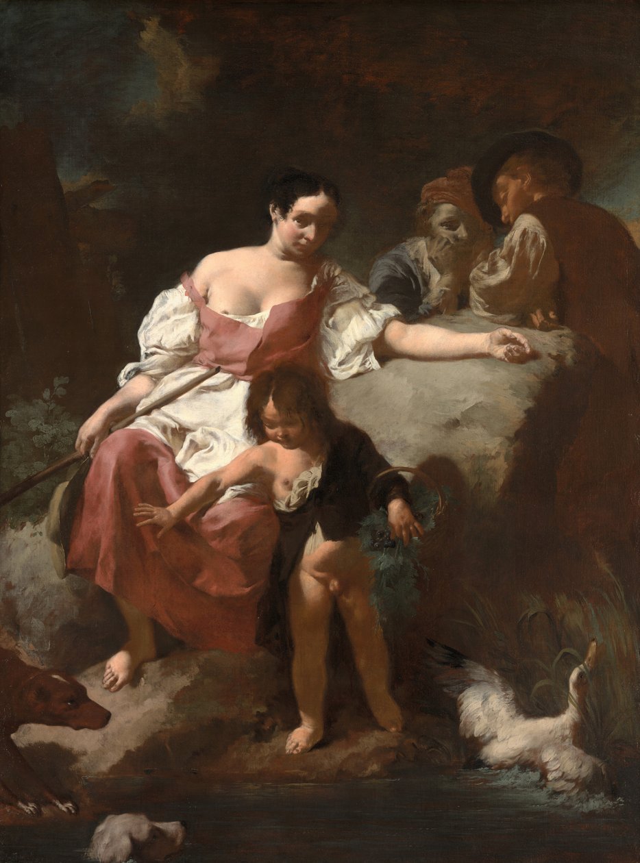 Pastoraalinen kohtaus, 1740. tekijältä Giovanni Battista Piazzetta