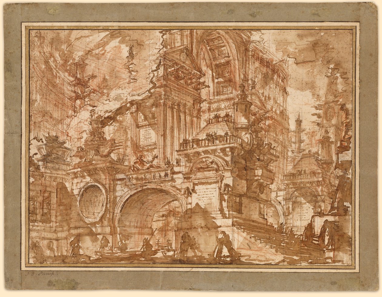 Muinainen satama tekijältä Giovanni Battista Piranesi