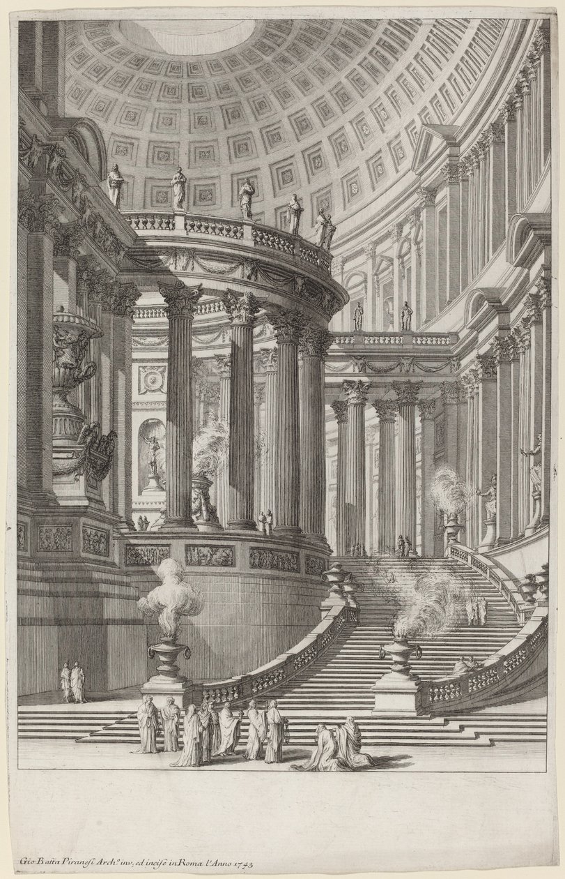 Muinainen temppeli tekijältä Giovanni Battista Piranesi