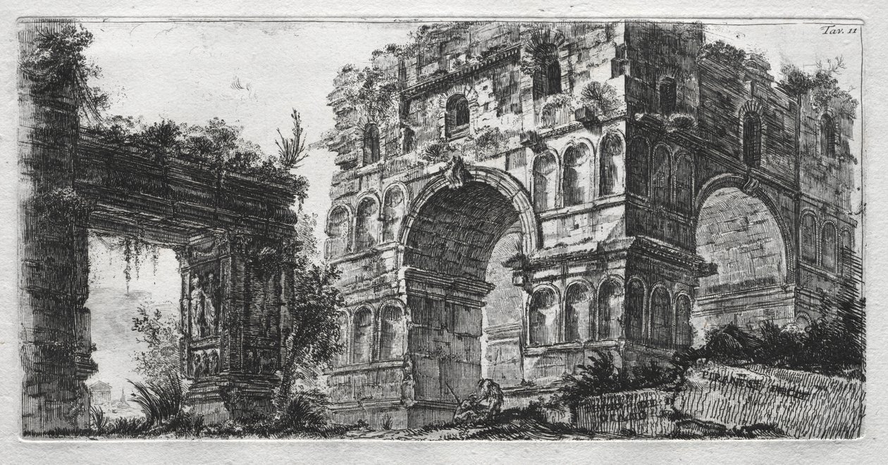 Dianan temppeli. tekijältä Giovanni Battista Piranesi