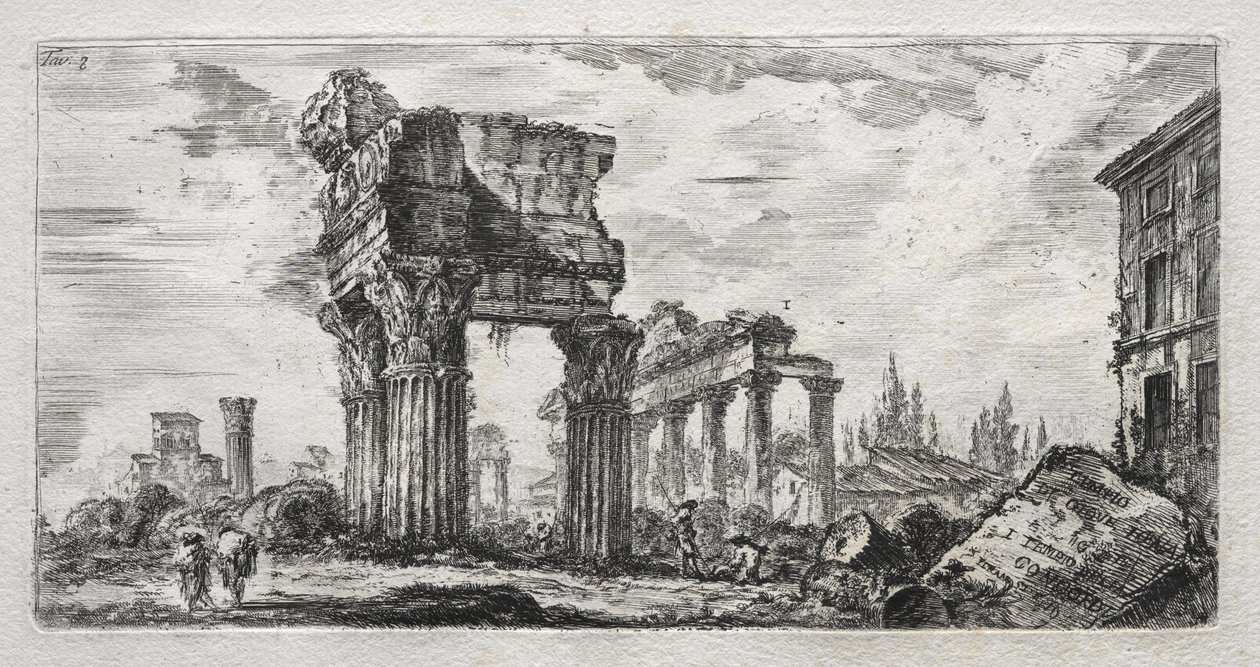 Jupiter Thunderin temppeli tekijältä Giovanni Battista Piranesi