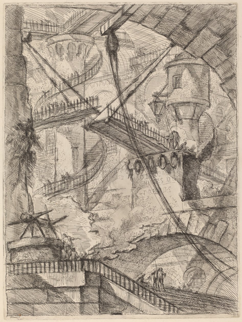 Drawbridge tekijältä Giovanni Battista Piranesi