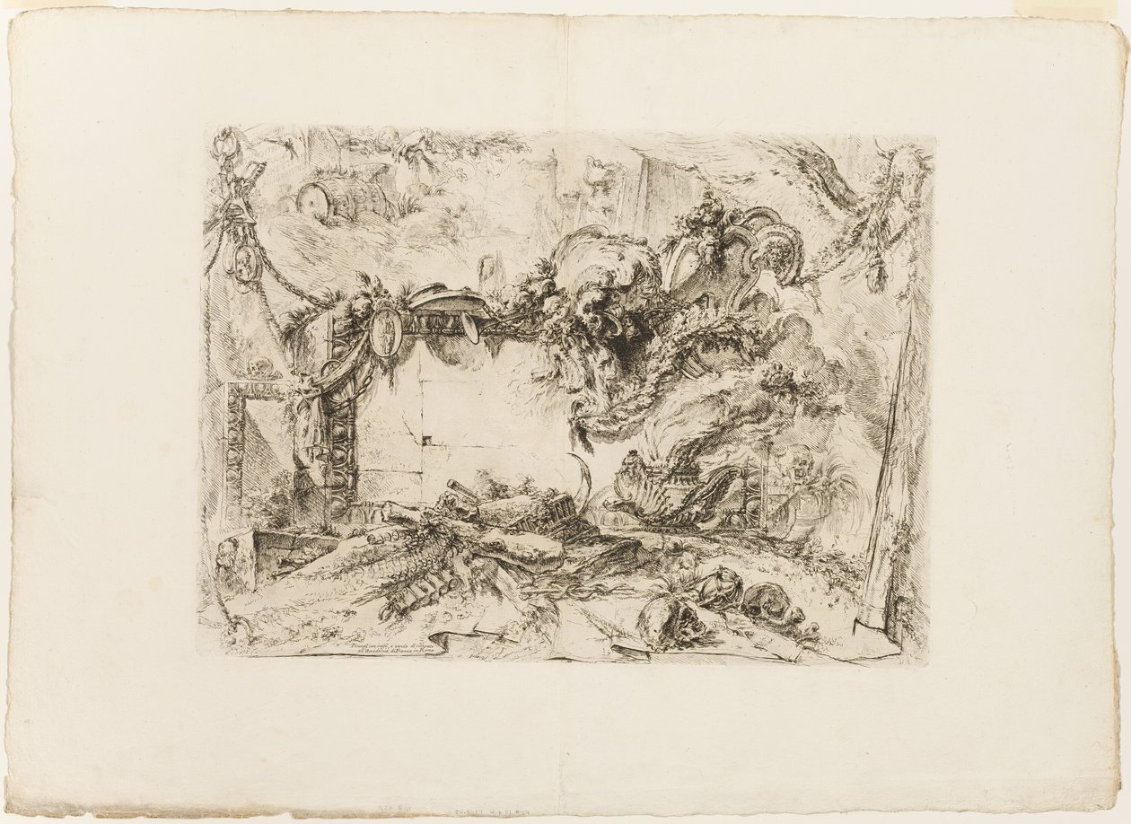 Monumentaalinen tabletti tekijältä Giovanni Battista Piranesi
