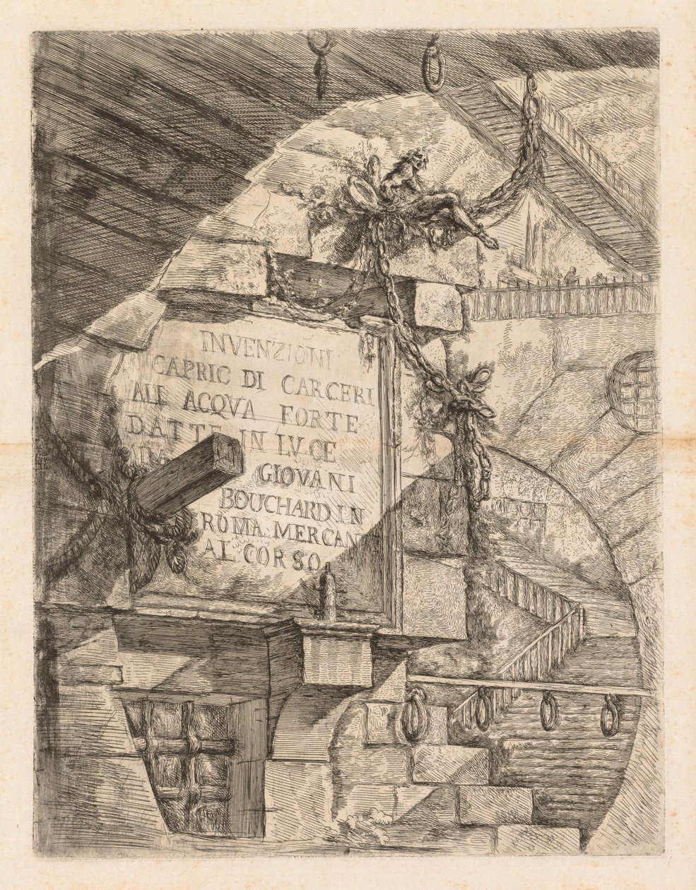 Vankilat, 1745-1750. tekijältä Giovanni Battista Piranesi