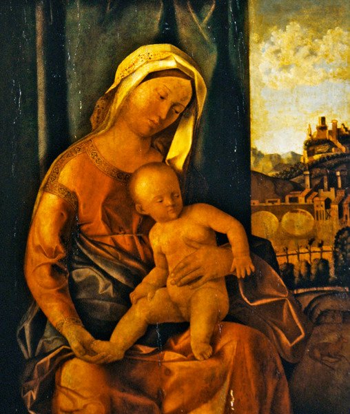 Madonna ja lapsi tekijältä Giovanni Bellini