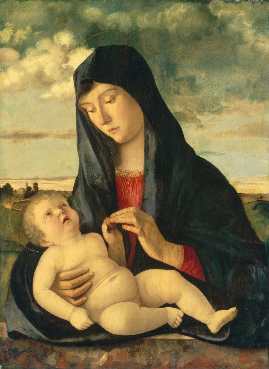Madonna ja lapsi maisemassa tekijältä Giovanni Bellini