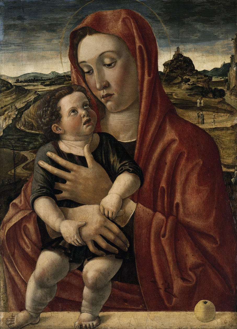 Neitsyt ja lapsi, 1465 tekijältä Giovanni Bellini