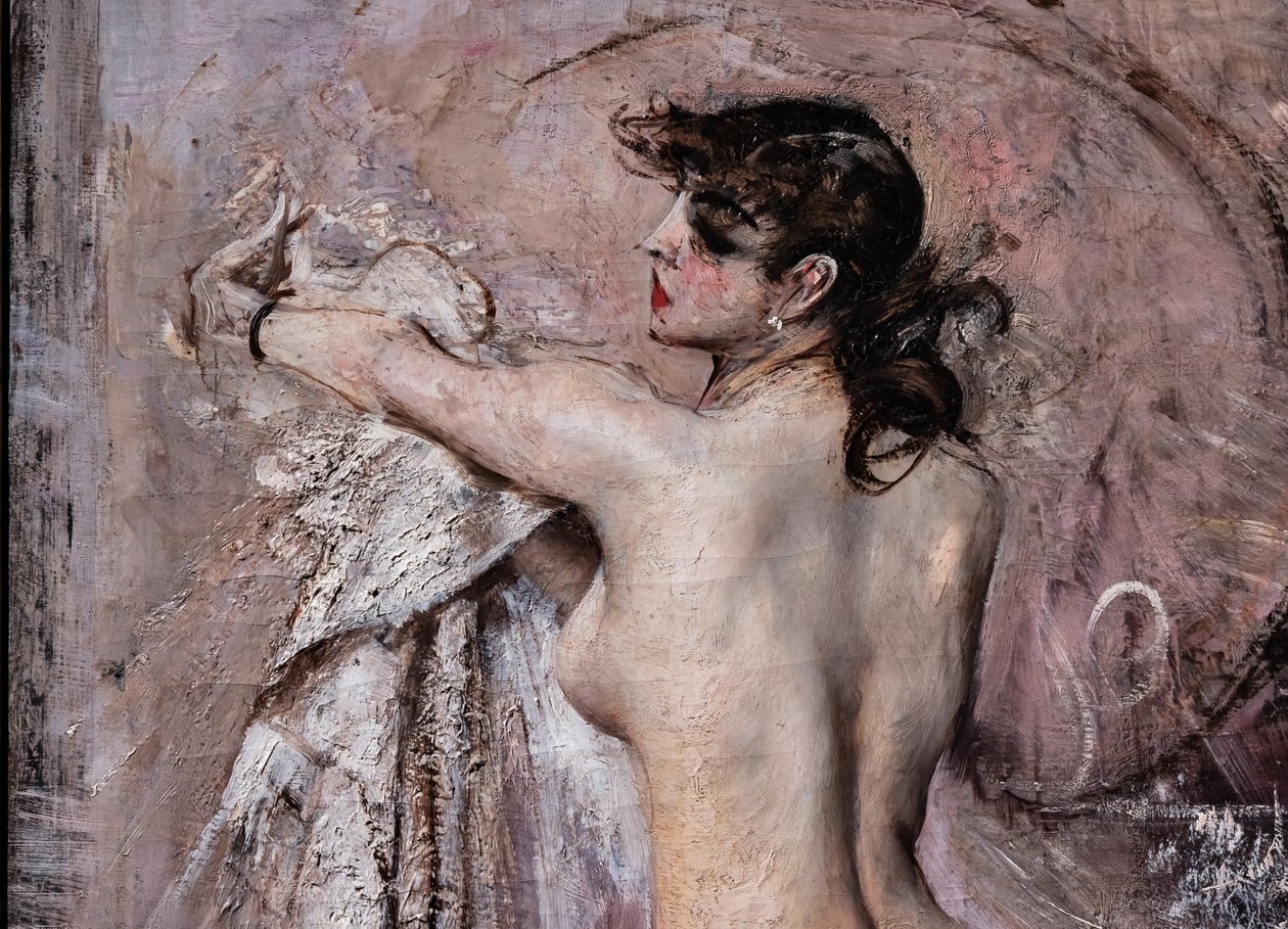 Kylvyn jälkeen yksityiskohdat tekijältä Giovanni Boldini