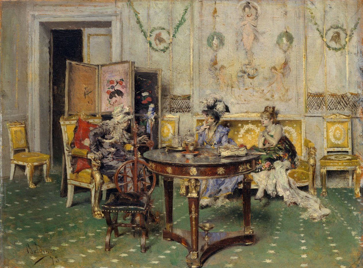 Juorut, 1873. tekijältä Giovanni Boldini