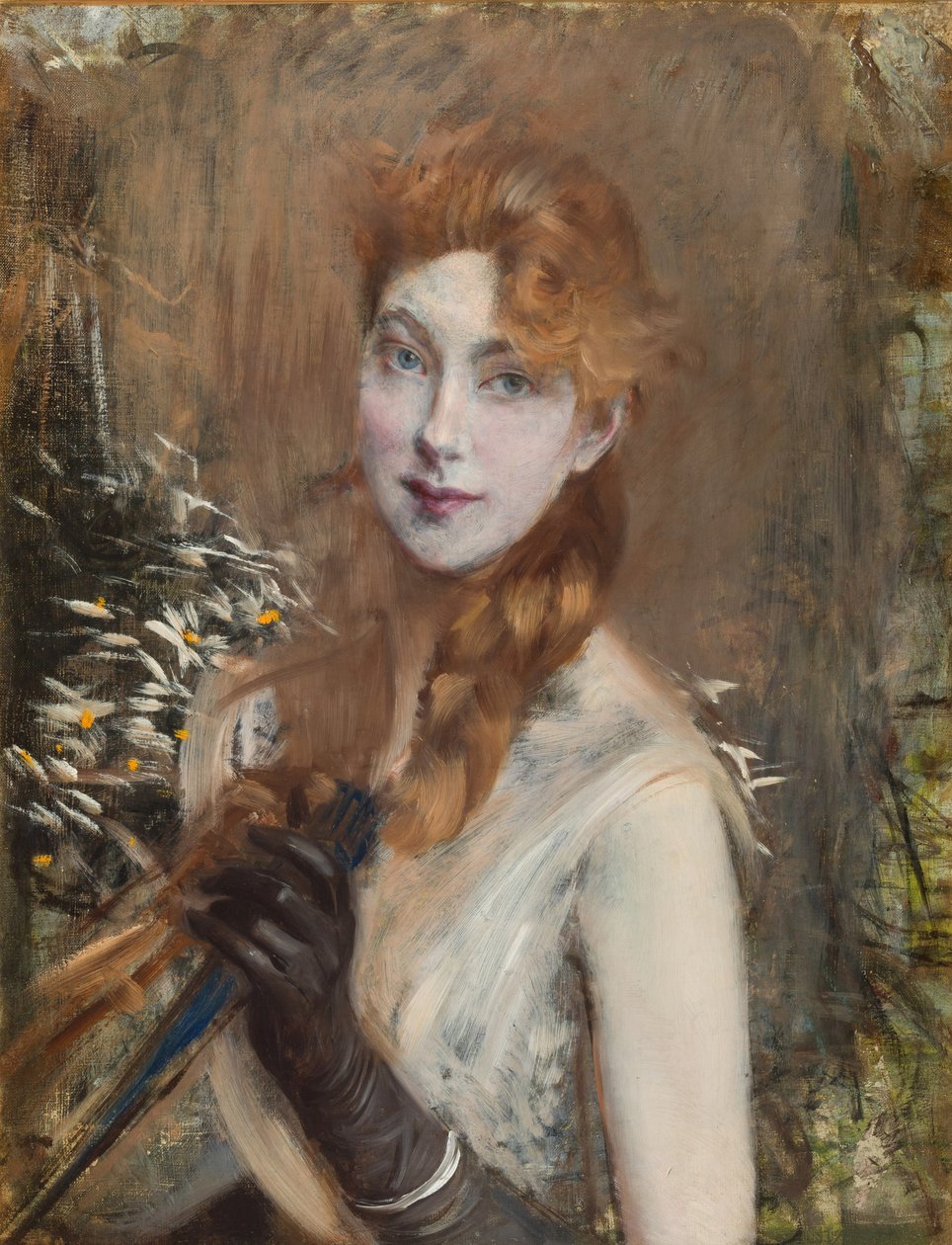 Blondi punos, noin 1891. tekijältä Giovanni Boldini