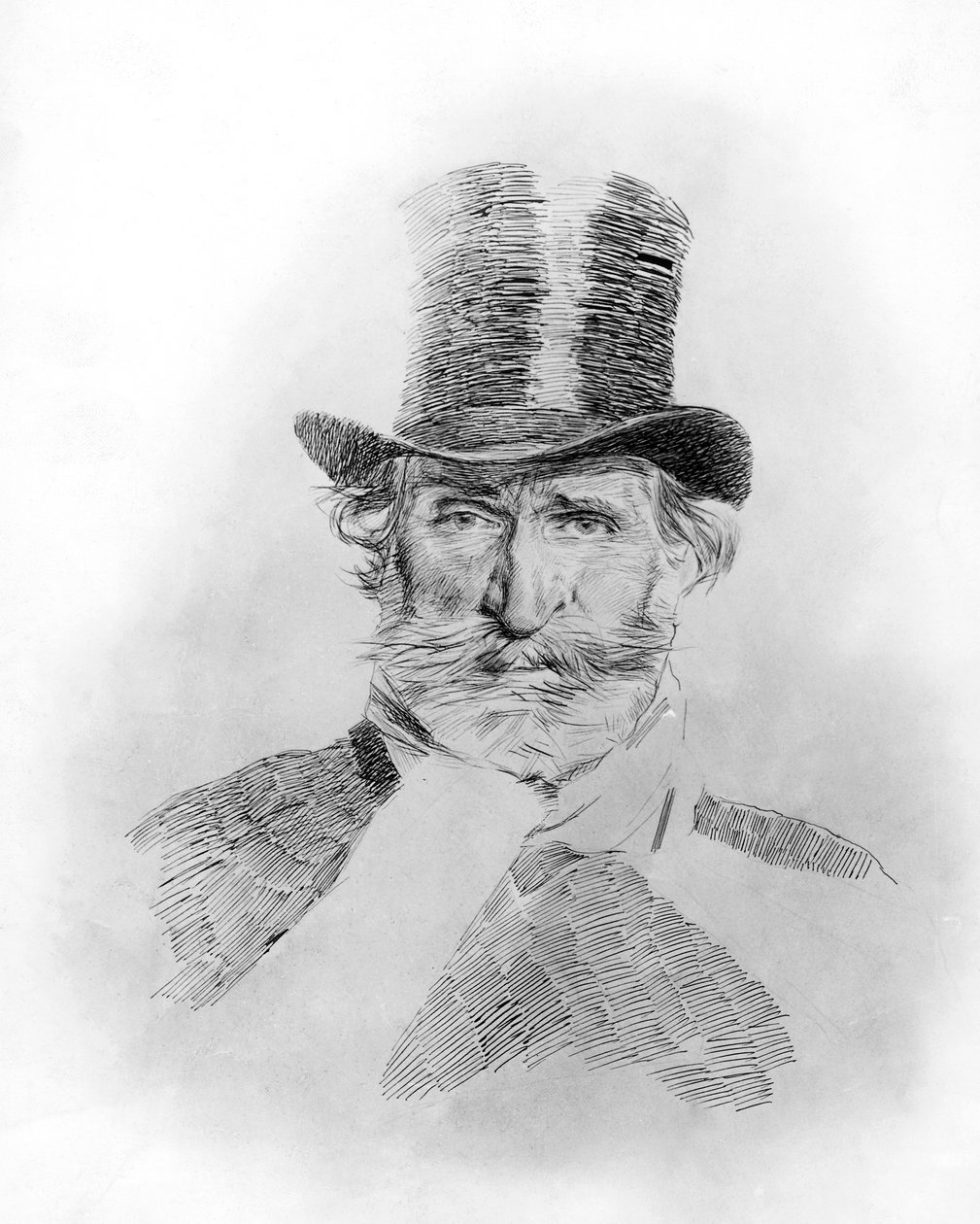 Giuseppe Verdin muotokuva (Roncole Verdi tekijältä Giovanni Boldini