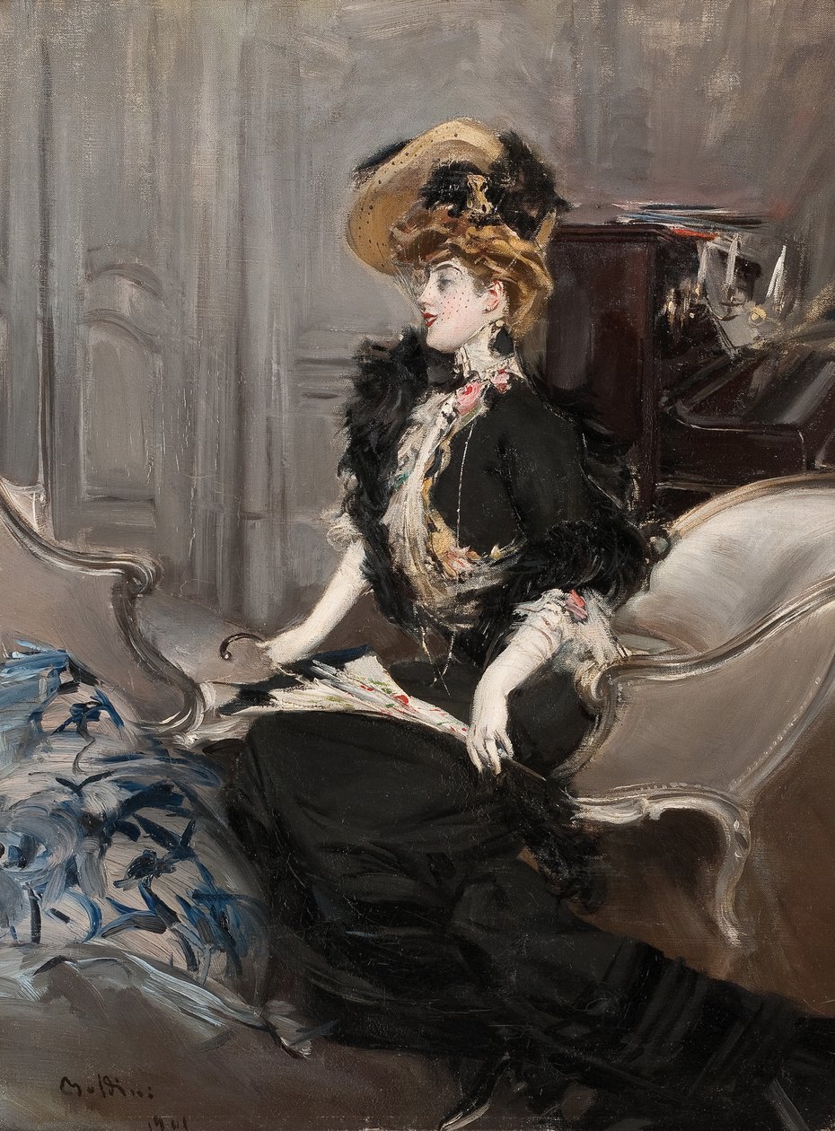 Mmen muotokuva. R.L., 1901. tekijältä Giovanni Boldini