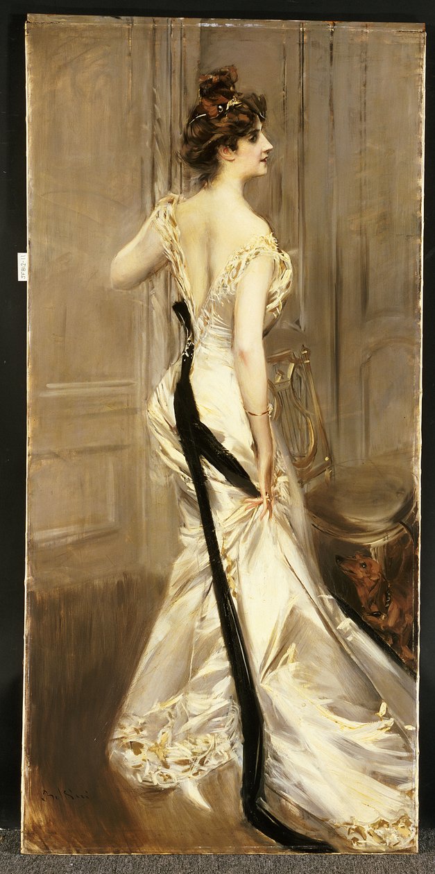 The Black Sash, n. 1905 tekijältä Giovanni Boldini